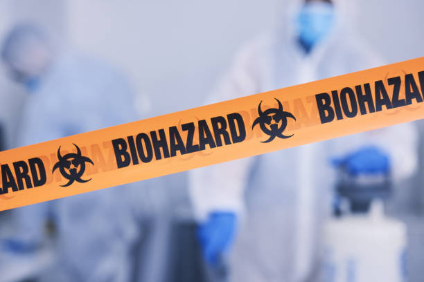 Professional Infectious Disease Decontamination technician working in Houston, OH
